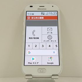 らくらくスマートフォン F-42A Docomo ホワイト 中古 4,600円 | ネット
