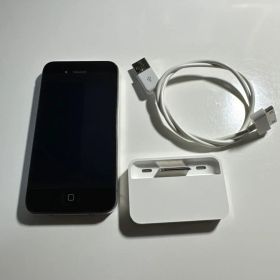 iPhone 4ブラック 本体 USBケーブル付き