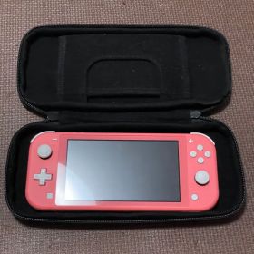 Nintendo Switch Lite Coral 本体 純正ケース付き