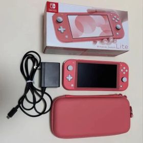 Nintendo Switch Lite コーラル ケース付き