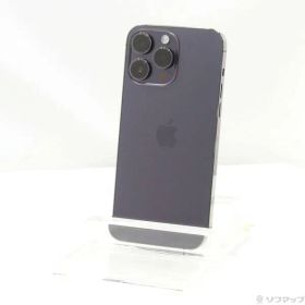 〔中古品〕 iPhone14 Pro Max 512GB ディープパープル MQ9J3J／A SIMフリー【344】