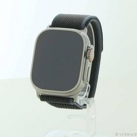 〔中古〕Apple(アップル) Apple Watch Ultra 2 GPS + Cellular 49mm チタニウムケース ブルー／ブラックトレイルループ〔258-ud〕