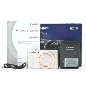 美品 Canon キヤノン PowerShot SX620 HS シルバー ホワイト
