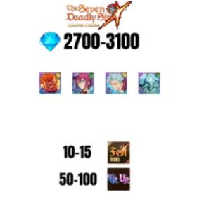 [海外] 2700-3100 虹のダイヤ |コクティウス |10-15フェスト|50-100時間/SSR