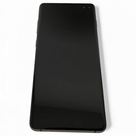 ● サムスン SAMSUNG Galaxy S10＋ SCV42 プリズムブラック au 210-2939(スマートフォン本体)