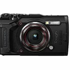 【中古】（非常に良い）OLYMPUS デジタルカメラ Tough TG-6 ブラック 1200万画素CMOS F2.0 15m 防水 100kgf耐荷重 GPS 内蔵Wi-Fi TG-6BLK