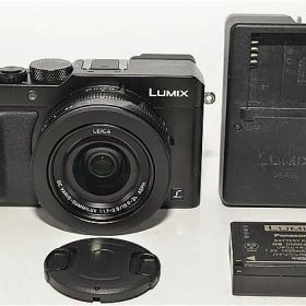 440★美品・ショット数902回★パナソニック コンパクトデジタルカメラ ルミックス LX100 ブラック DMC-LX100-K