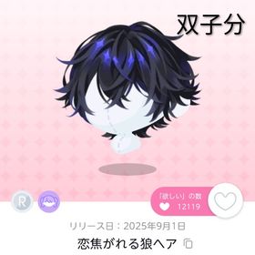 恋焦がれる狼ヘア 双子分 | ポケコロツイン(ポケツイ)のアカウントデータ、RMTの販売・買取一覧