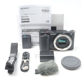 ソニー SONY VLOGCAM ZV-E10 B ボディ ブラック