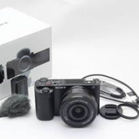 AB+ (良品) SONY ソニー ZV-E10 ブラック PZ 16-50mm レンズキット 初期不良返品無料 10-49