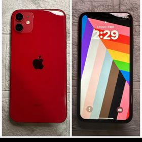 美品 iphone 11 256GB Red バッテリー100%(スマートフォン本体)