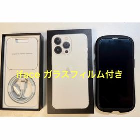 アップル(Apple)の美品 iPhone 13 Pro 128GB シルバー SIMフリー(スマートフォン本体)