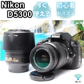 Nikon D5300 Wレンズ デジタル一眼レフカメラ Wi-Fi機能付き