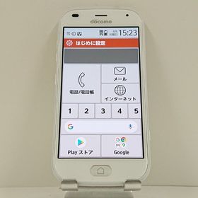 らくらくスマートフォン F-42A ドコモ ホワイト c15490