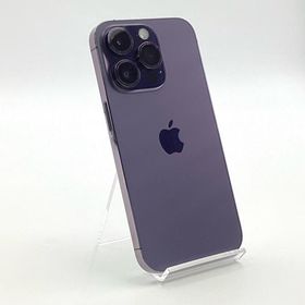 iPhone 14 Pro 128GB ディープパープル au 動作確認済 79%【全額返金保証】【最速発送】