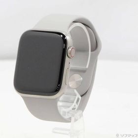 〔中古〕Apple(アップル) Apple Watch Series 6 GPS + Cellular 44mm チタニウムケース ライトグレイスポーツバンド〔344-ud〕