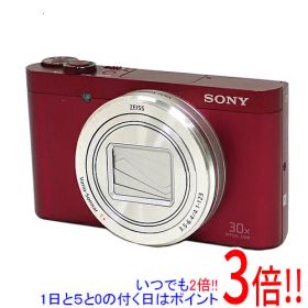 【いつでも2倍！1日と5.0のつく日、18日は3倍！】【中古】SONY製 Cyber-shot DSC-WX500 レッド/1820万画素