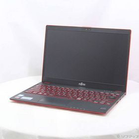 【中古】FUJITSU(富士通） LIFEBOOK UH75／B3 FMVU75B3R サテンレッド 〔Windows 10〕 【198-ud】