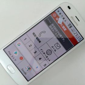 ☆ docomo らくらくスマートフォン F-42A ホワイト