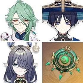 即対応|ラウマ+ティナリ+碧落の瓏+夢見月瑞希+ジン+刻晴+白朮+放浪者|引退垢 | 原神のアカウントデータ、RMTの販売・買取一覧