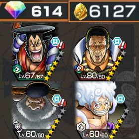 iOS🍏超フェス4体‼️黄猿🌈おでん🌈ニカ🌈サターン🌈 | バウンティラッシュのアカウントデータ、RMTの販売・買取一覧