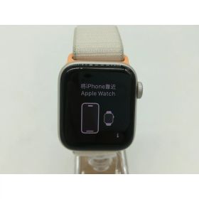 【中古】Apple Apple Watch SE2 40mm GPS スターライトアルミニウムケース/スターライトスポーツループ MR9W3J/A【広島】保証期間1ヶ月【ランクB】
