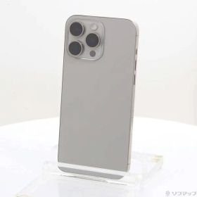 〔中古品〕 iPhone15 Pro Max 256GB ナチュラルチタニウム MU6R3J／A SIMフリー【368】