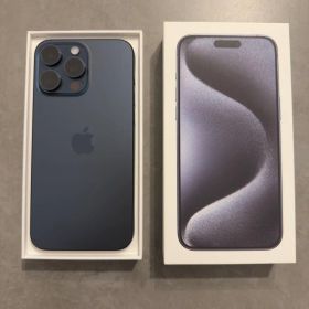 【超美品】iPhone15 Pro Max 512GB ブルーチタニウム
