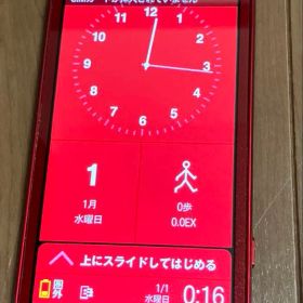 docomo ドコモ らくらくスマートフォン3 レッド 赤 F-06Ｆ