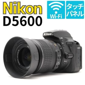 ニコン(Nikon)の【美品】Nikon D5600 WiFi搭載 タッチパネルで快適撮影 高画質(デジタル一眼)