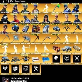 超破格｜早い者勝ち！！｜210skin｜エリエジェ｜グロー｜OG STW | フォートナイト(Fortnite)のアカウントデータ、RMTの販売・買取一覧