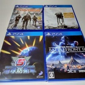 PS4 地球防衛軍5 スター・ウォーズ バトルフロント 2 ディビジョン 4本セット