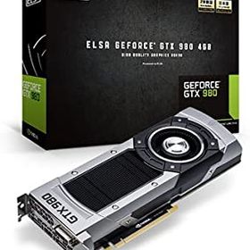 【中古】ELSA GEFORCE GTX 980 4GB グラフィックスボード VD5523 GD980-4GERX