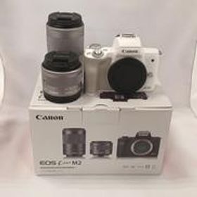 ミラーレス一眼ダブルレンズキット EOS KISS M2 CANON