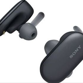 ソニー 完全ワイヤレスイヤホン WF-SP900 : Bluetooth対応 左右分離型 防水仕様 4GBメモリ内蔵 2018年モデル / マイク付き /ブラック 新品