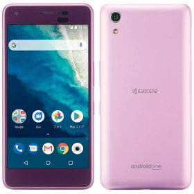 【中古】A+ランク【未使用に近い】 SIMフリー Android One S4 京セラ ピンク 利用制限〇(白ロム) 送料無料