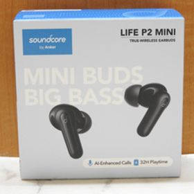 未開封 Anker Soundcore Life P2 Mini ブラック ワイヤレスイヤホン【830t】