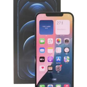 【Apple】アップル『iPhone12 Pro Max / 6.7inch / 256GB / SIMロック解除済 softbank / パシフィックブルー』MGD23J/A スマートフォン 1週間保証【中古】