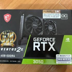 MSI GeForce RTX 3050 VENTUS 2X 6G OC