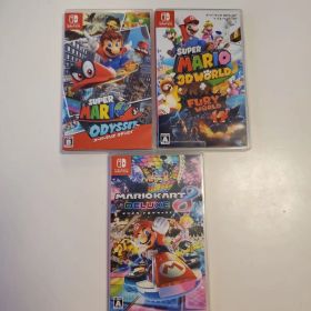 スーパーマリオオデッセイ・3Dワールド・マリオカート8セット