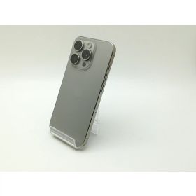【中古】Apple 国内版 【SIMフリー】 iPhone 15 Pro 128GB ナチュラルチタニウム MTU93J/A【新橋】保証期間1ヶ月【ランクC】