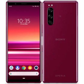 【中古】【安心保証】 Xperia 5 901SO[64GB] SoftBank レッド