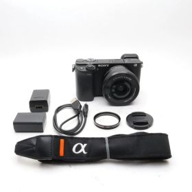 SONY(ソニー) APS-C ミラーレス一眼カメラ α6400 パワーズームレンズキット(同梱レンズ:SELP1650) ブラック ILCE-6400L B