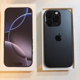 値下げ中！iPhone 16 Pro ブラックチタニウム 128GB