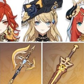 即対応|風鷹剣+ニィロウ2凸+マーヴィカ+ジン+聖顕の鍵+ナヴィア2凸+夢見月瑞希+モナ+裁断 | 原神のアカウントデータ、RMTの販売・買取一覧