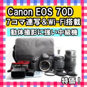 【特価】液晶反転不可❤️Canon EOS 70D❤️Wi-Fi❤️7コマ連写