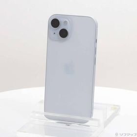 〔中古〕Apple(アップル) iPhone15 128GB ブルー 3M420J／A SIMフリー〔269-ud〕