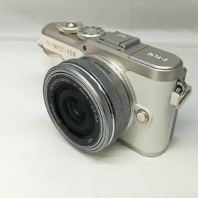 【中古】OLYMPUS PEN E-PL10 14-42mm EZ レンズキット ホワイト【札幌】保証期間１ヶ月【ランクA】