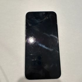 iPhoneX 64GB シルバー ホワイト 白 スマホ本体 画面の割れあり