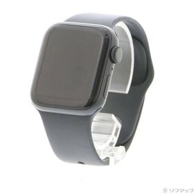 〔中古〕Apple(アップル) Apple Watch SE 第2世代 GPS 40mm ミッドナイトアルミニウムケース ミッドナイトスポーツバンド〔269-ud〕